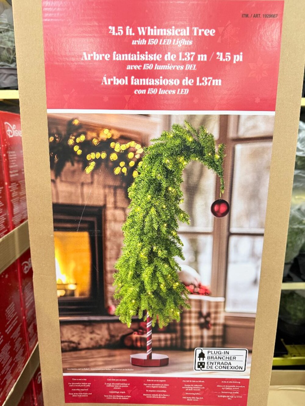 NEW 4.5' Pre-Lit Whimsical Tree with LED Lights